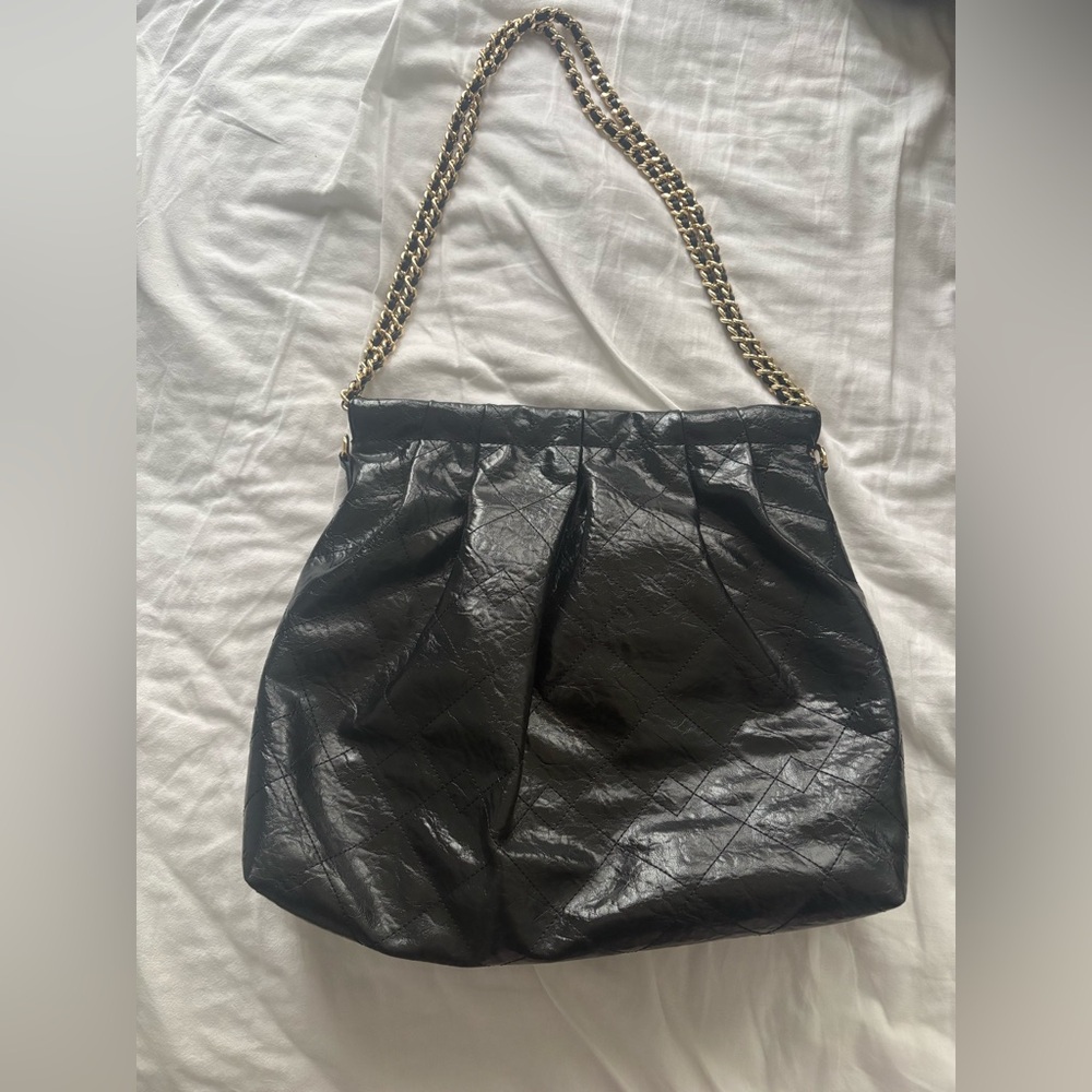Charles & Keith Black Quilted Duo Chain Shoulder Bag - Picture 4 of 6
